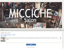 Tablet Screenshot of miccichesalon.com